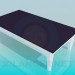 modèle 3D Table rectangulaire - preview