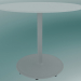 3d model Mesa BON (9380-51 (⌀ 60cm), H 51cm, HPL blanco, hierro fundido blanco) - vista previa