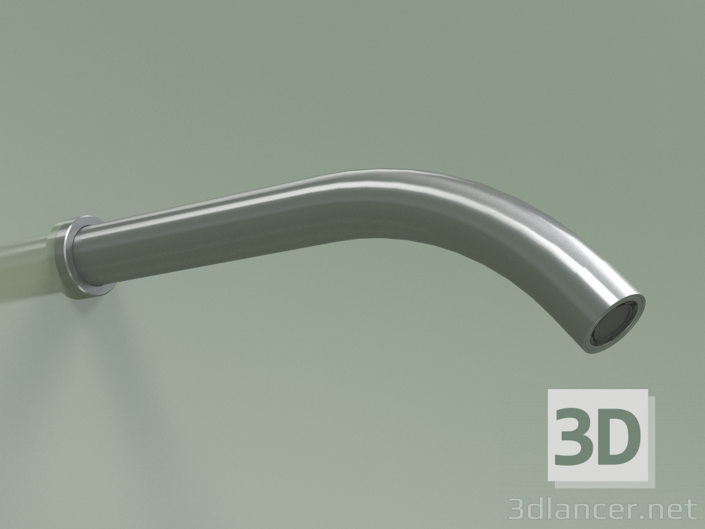 3d model Caño de pared L 200 mm (BC022, AS) - vista previa