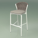 3d model Bar stool 250 (Metal Milk, Polyurethane Resin Gray, Padded Belt Gray-Sand) - preview