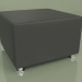 3d model Pouf Malta (Black leather) - preview