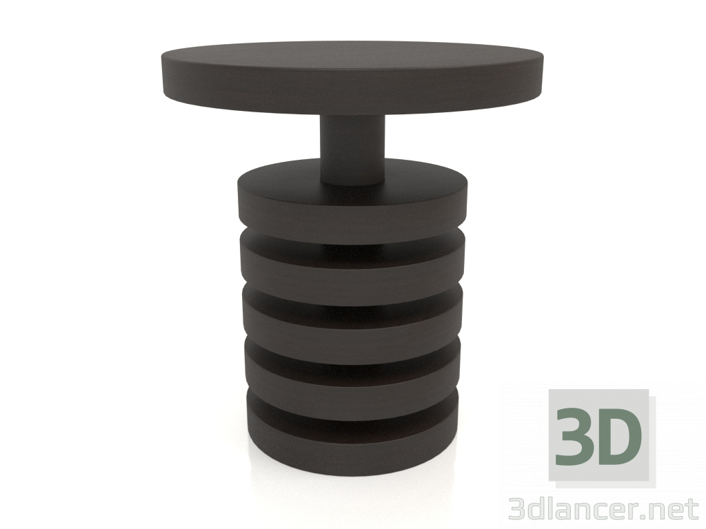 Modelo 3d Mesa de centro JT 04 (D=500x550, madeira marrom escuro) - preview