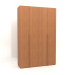 3D Modell Kleiderschrank MW 02 Holz (1800x600x2800, Holz rot) - Vorschau