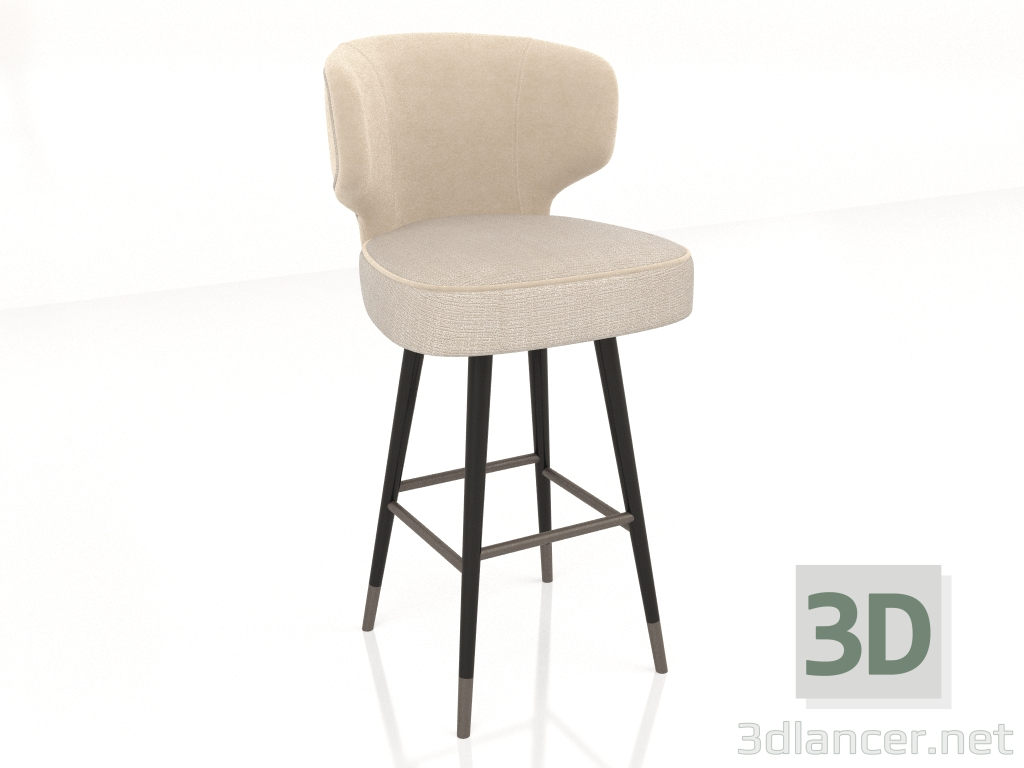 3d model Taburete de bar (ST728) - vista previa