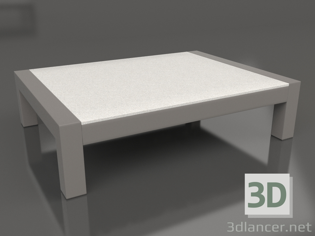 3d модель Стіл кавовий (Quartz grey, DEKTON Sirocco) – превью