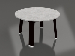 Table d'appoint ronde (Noir, DEKTON)