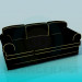 3D Modell Sofa - Vorschau