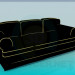 3D Modell Sofa - Vorschau