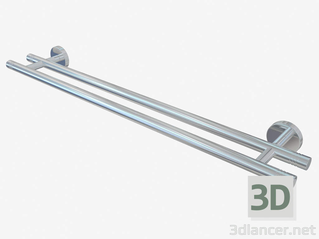 3d model Soporte de toallas CANYON doble (L 600) - vista previa