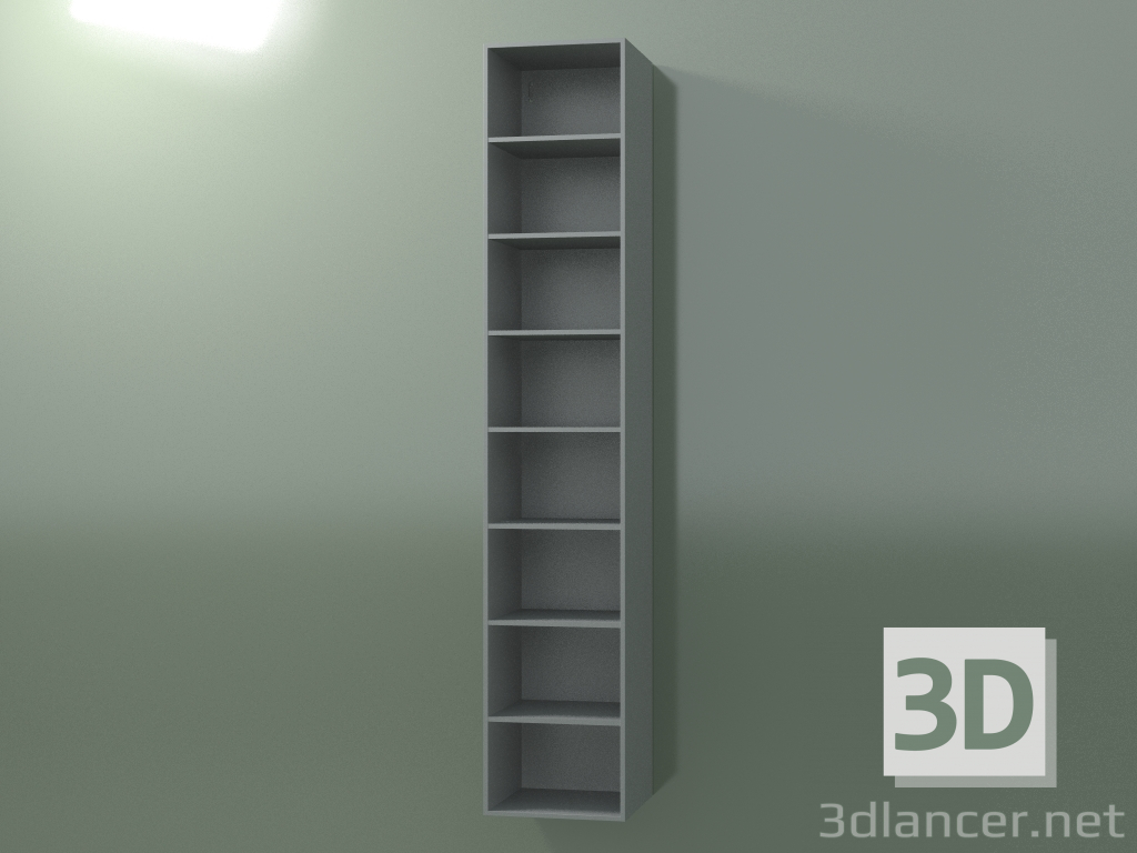 3D Modell Hochschrank (8DUBFD01, Silbergrau C35, L 36, P 36, H 192 cm) - Vorschau