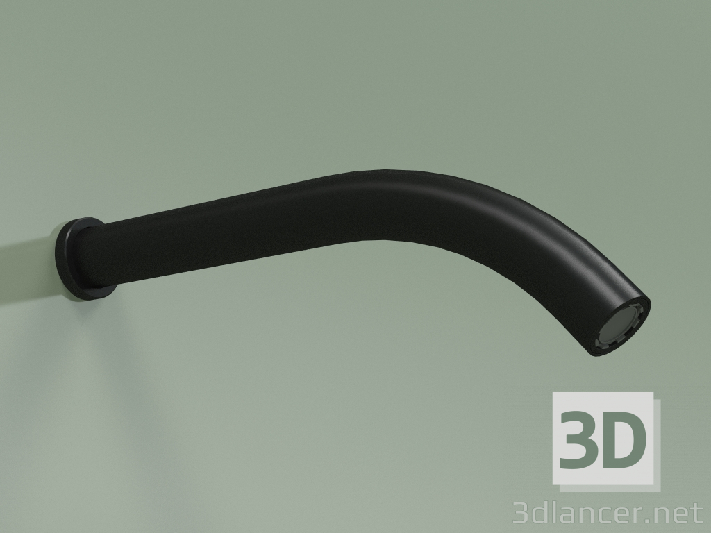 3d model Wall spout L 200mm (BC022, NO) - preview