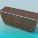 3d model Gabinete de amplia cabecera - vista previa