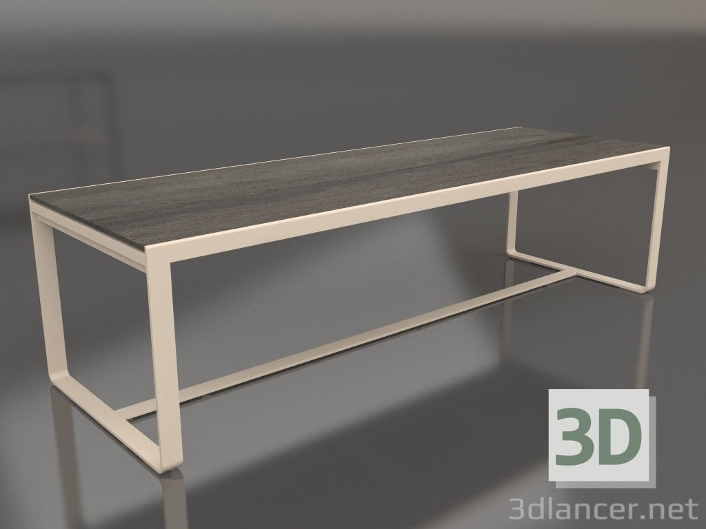 3d model Mesa de comedor 270 (DEKTON Radium, Arena) - vista previa