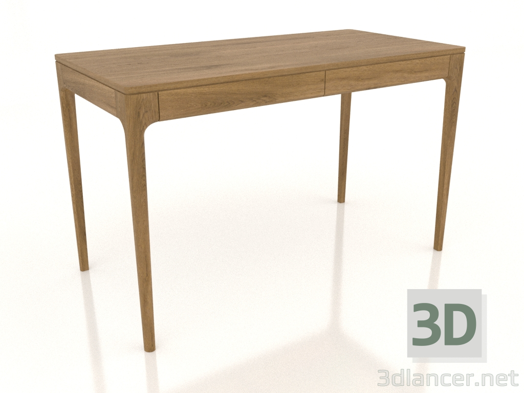 modello 3D Tavolo da lavoro FARGO 1200x600x750 mm (rovere naturale) - anteprima