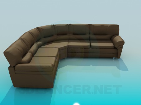 3D Modell Sofa - Vorschau