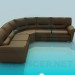 3D Modell Sofa - Vorschau