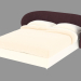 Modelo 3d Cama de casal Celine - preview