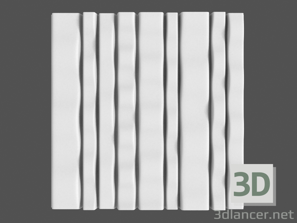 3D Modell 3D Matrix Panel - Vorschau