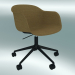 3d model Armchair with gas lift Fiber (Remix 433, Black) - preview