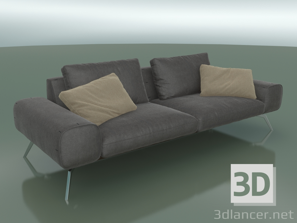 Modelo 3d Sofá triplo Linda (2560 x 1060 x 700, 256LIN-106) - preview