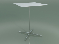 Mesa cuadrada 5560 (H 103.5 - 79x79 cm, blanco, LU1)