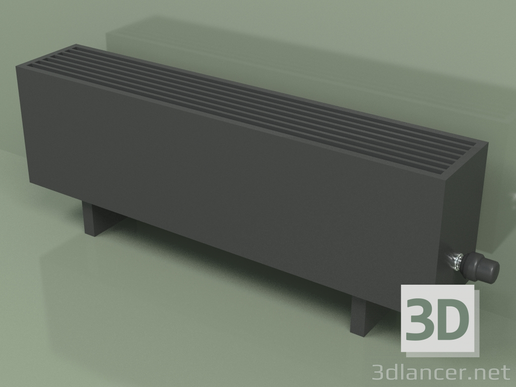 Modelo 3d Convector - Aura Basic (280x1000x186, RAL 9005) - preview