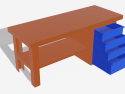 Table avec tiroirs