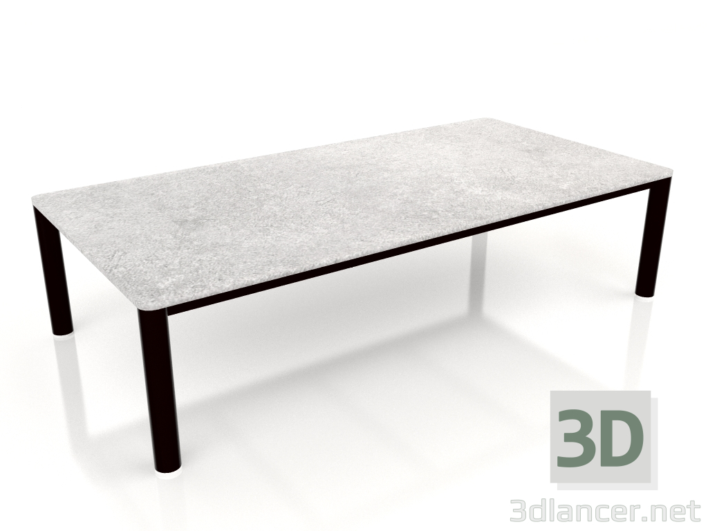 3d model Coffee table 70×140 (Black, DEKTON Kreta) - preview