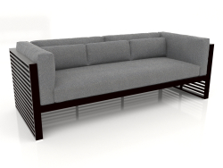 3-seater sofa (Black)