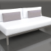 3d model Sofa module, section 4 (Quartz gray) - preview