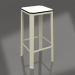 3d model High stool (Gold) - preview