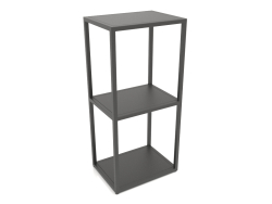 Etagère console rectangulaire (MÉTAL, 40x30x86, 3 étagères)