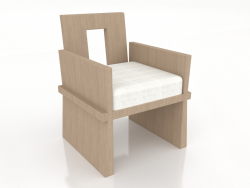 Chair with armrests ANTHEA