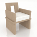 modèle 3D Chaise avec accoudoirs ANTHEA - preview