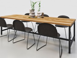 Table à manger pour 6-8 places