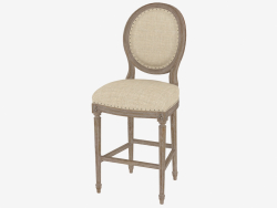 Стілець барний VINTAGE LOUIS ROUND HIGH BAR STOOL (8828.2001.А015)