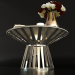 3d Tea table decoration with flowers model buy - render