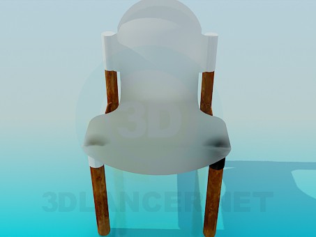 3d model Silla de plástico - vista previa