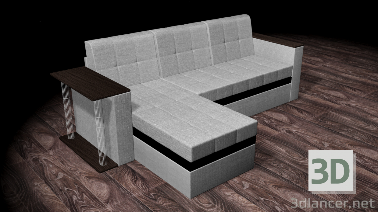 Ecksofa Atlanta 3D-Modell kaufen - Rendern