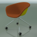 3d model Chair 4217 (4 castors, with front trim, PP0002) - preview