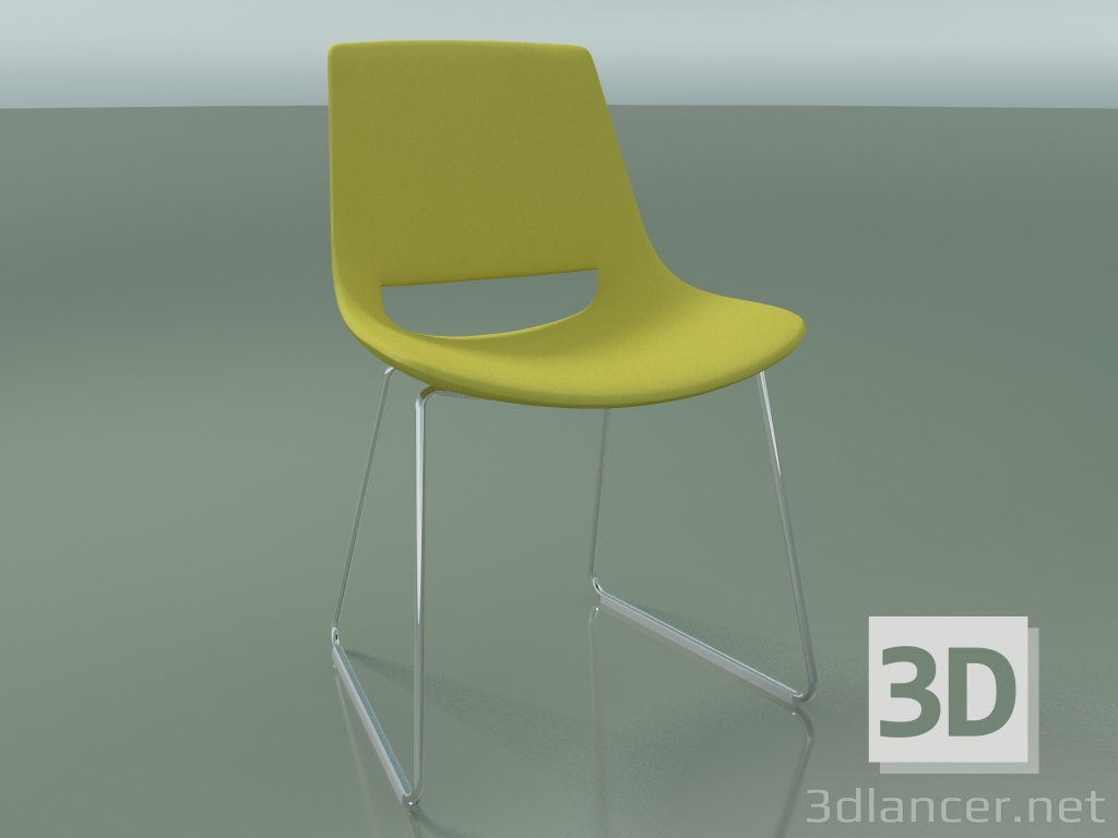 3d model Silla 1201 (sobre rieles, polietileno, CRO) - vista previa