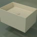 modello 3D Lavabo sospeso (02UN42301, Bone C39, L 72, P 50, H 36 cm) - anteprima