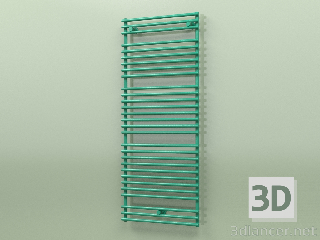 3d model Heated towel rail - Santorini (SAN 15 600 mm, RAL - 6016) - preview