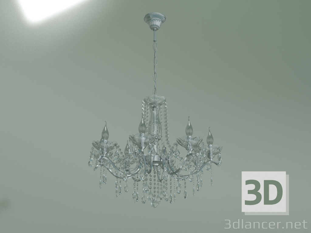 Modelo 3d Lustre suspenso 3188-8 (cromo-Strotskis) - preview