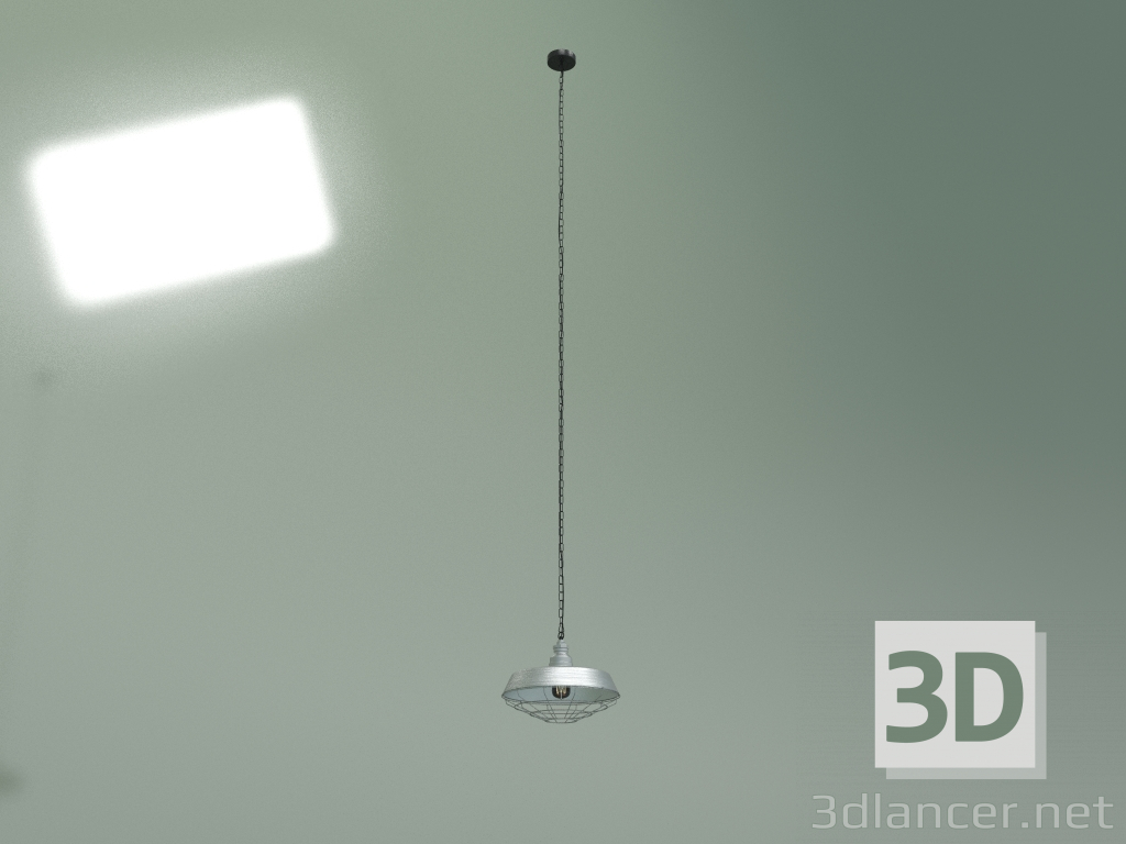 3D Modell Pendelleuchte Plisto (silber) - Vorschau