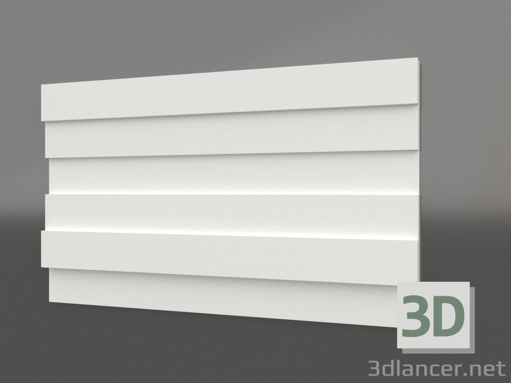 3D modeli 3 boyutlu panel M-07 - önizleme