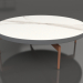 3d model Coffee table round Ø120 (Anthracite, DEKTON Aura) - preview