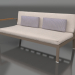 3d model Sofa module, section 1 left (Bronze) - preview