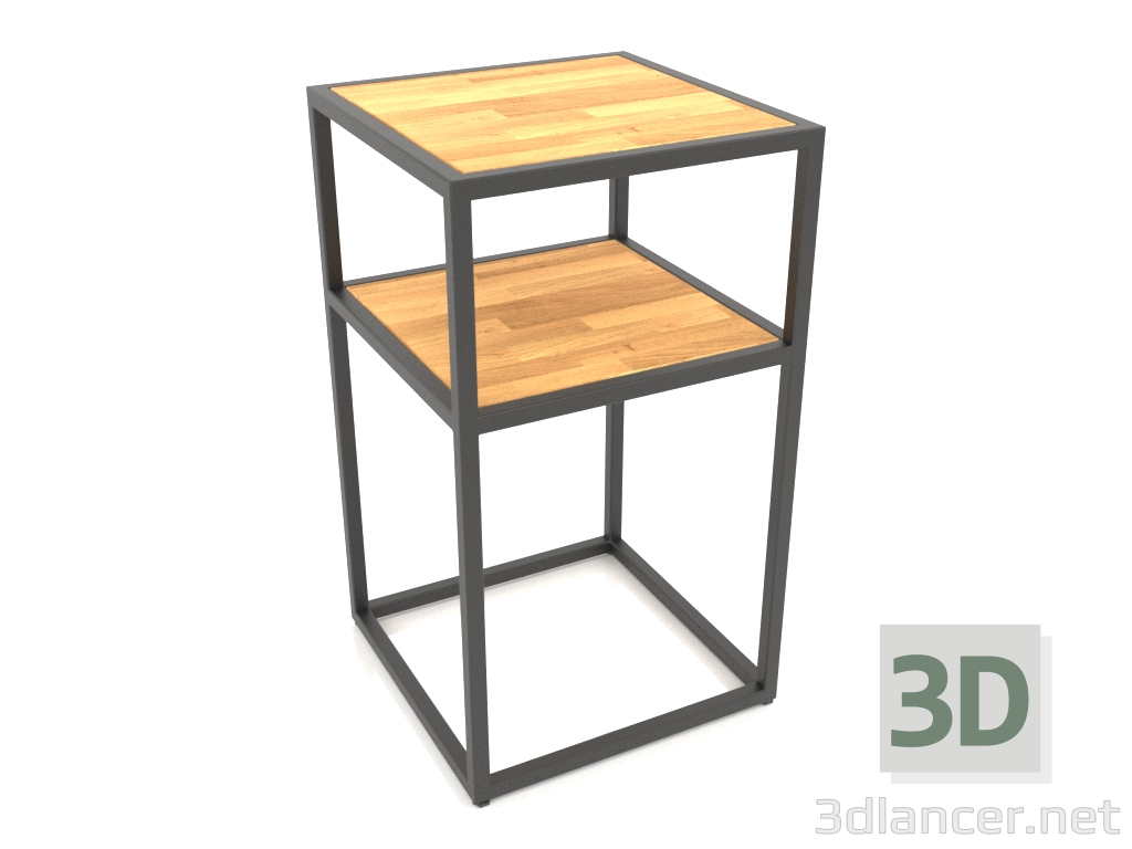 3d model Square cabinet (WOOD, 40x40x70) - preview