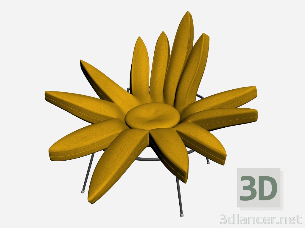 3d model Daisy armchair 1 - preview